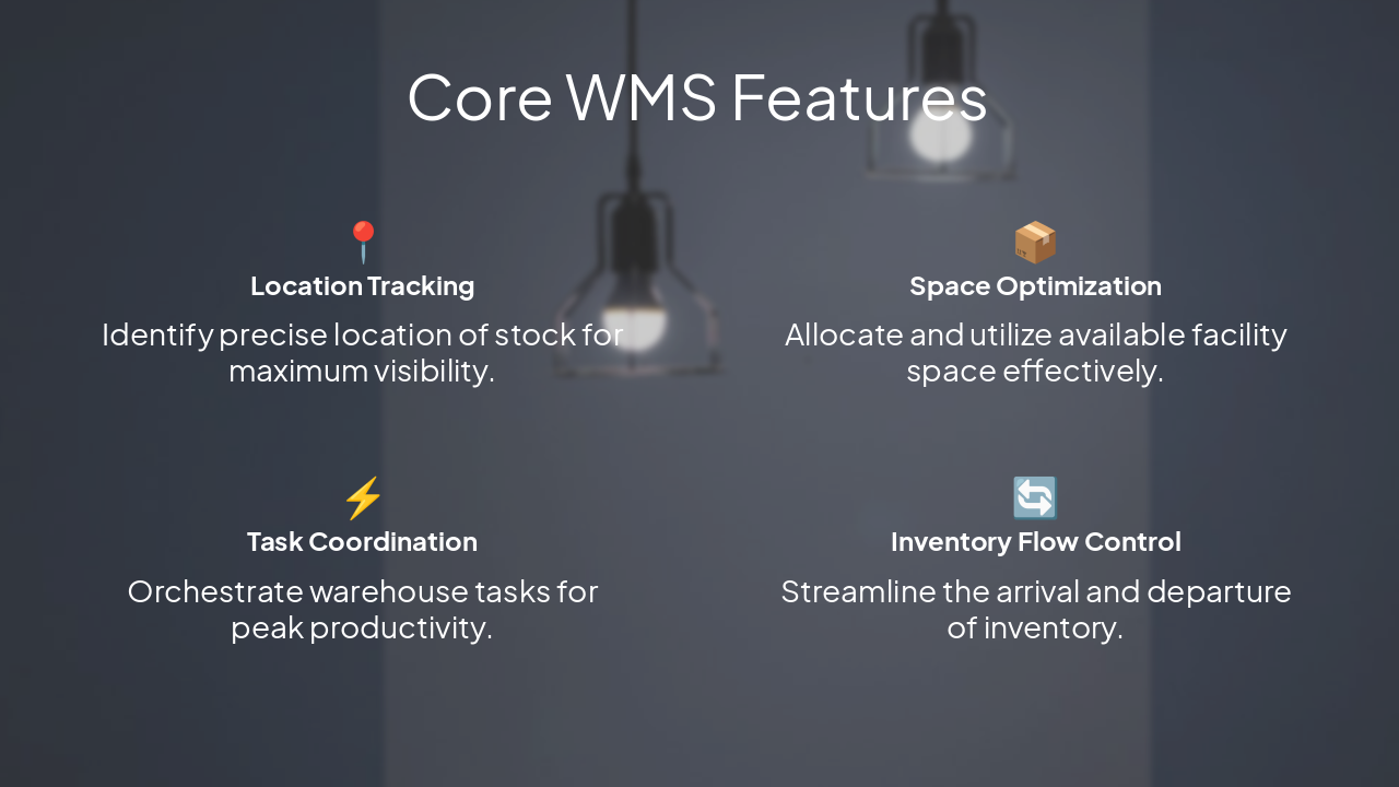 Slide 5 - Core WMS Features