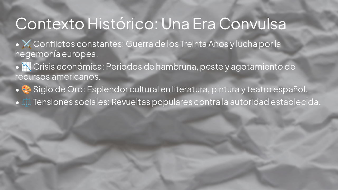 Slide 2 - Contexto Histórico: Una Era Convulsa