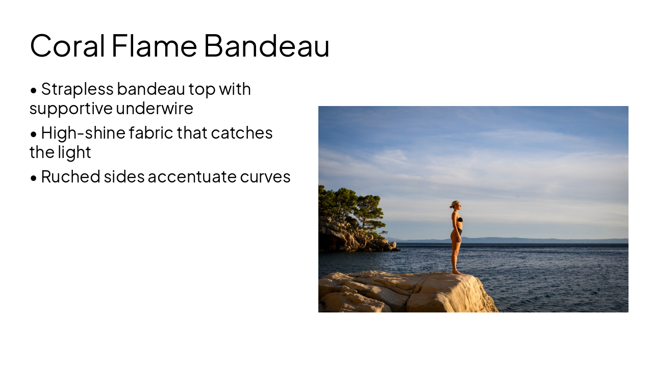 Slide 5 - Coral Flame Bandeau