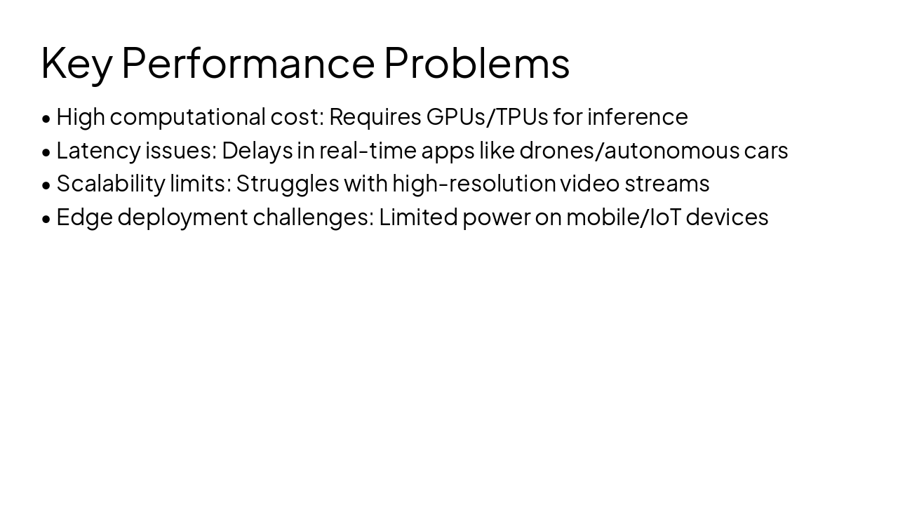 Slide 12 - Key Performance Problems