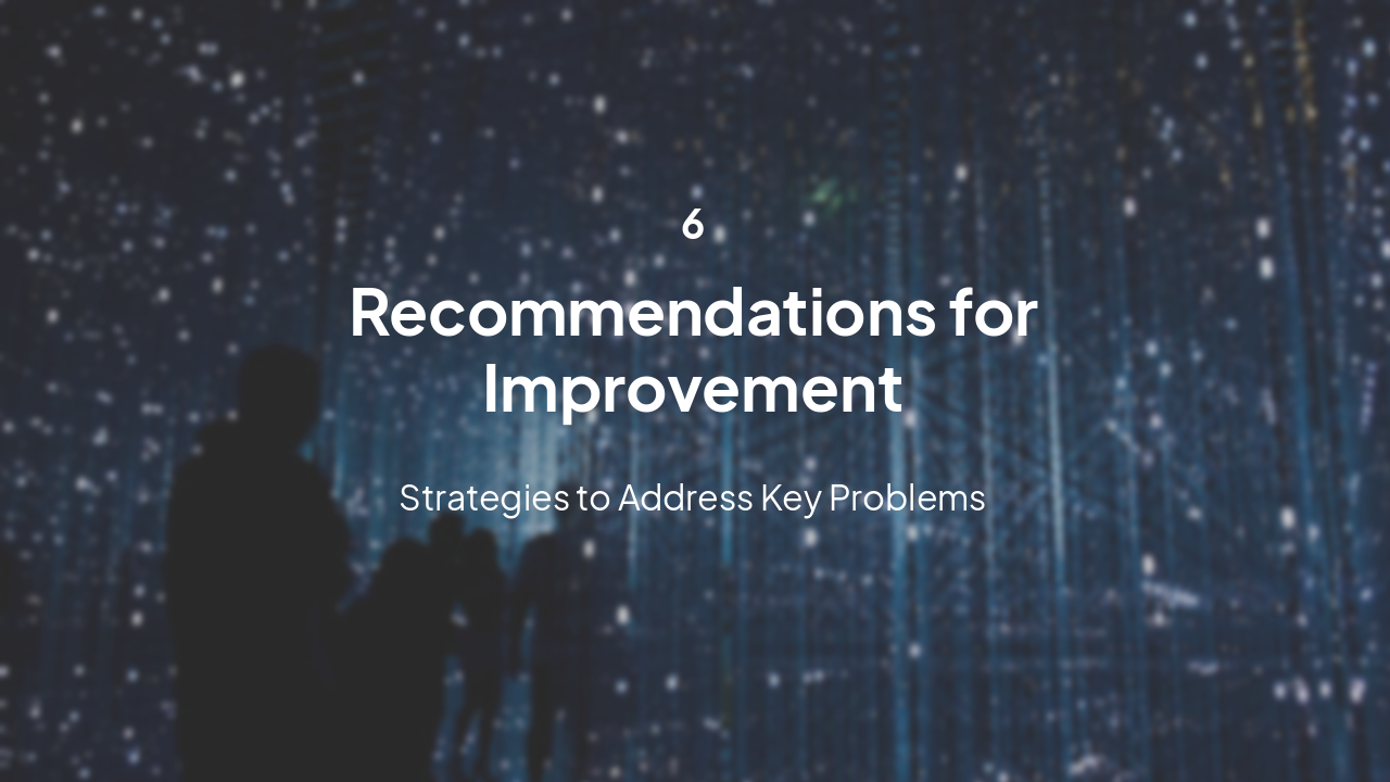 Slide 16 - Recommendations