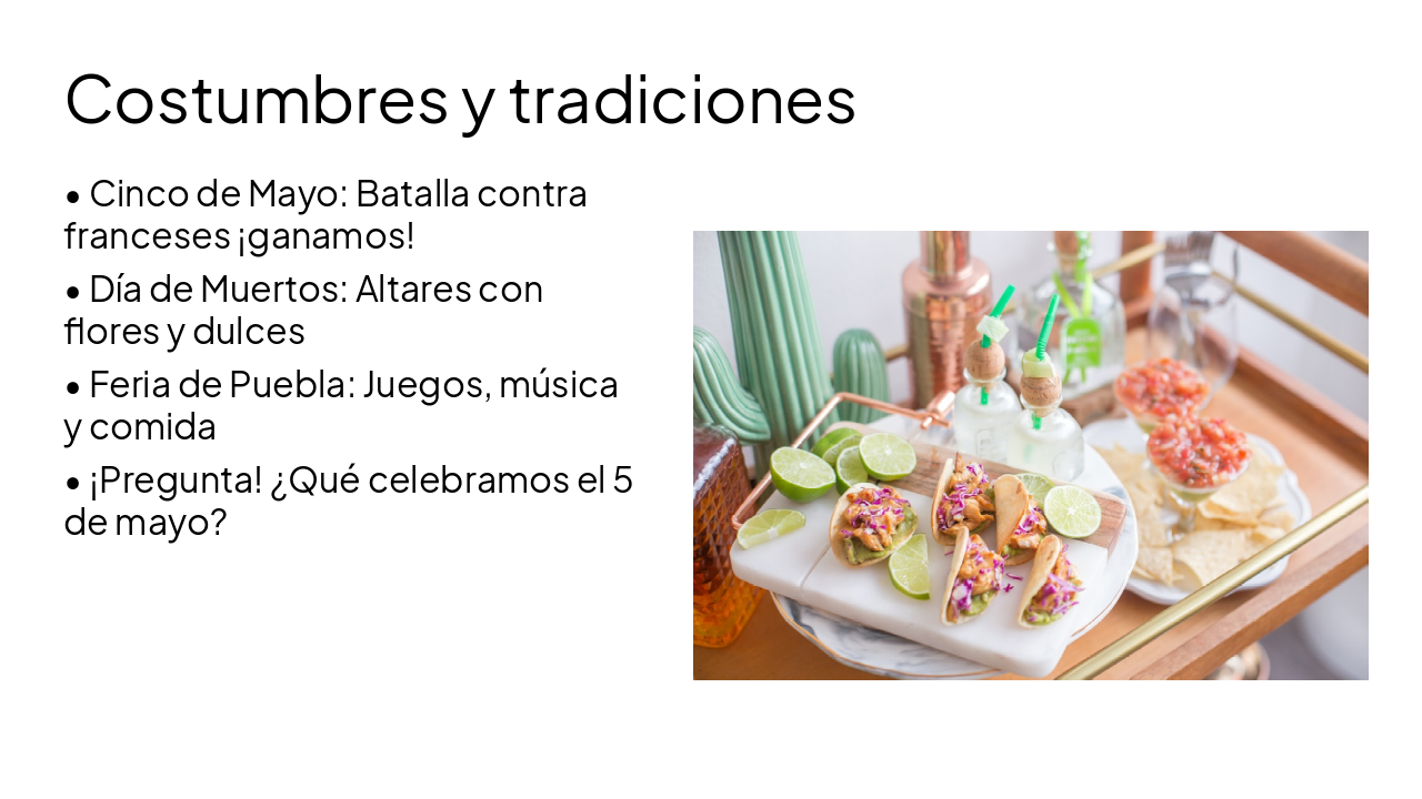 Slide 8 - Costumbres y tradiciones