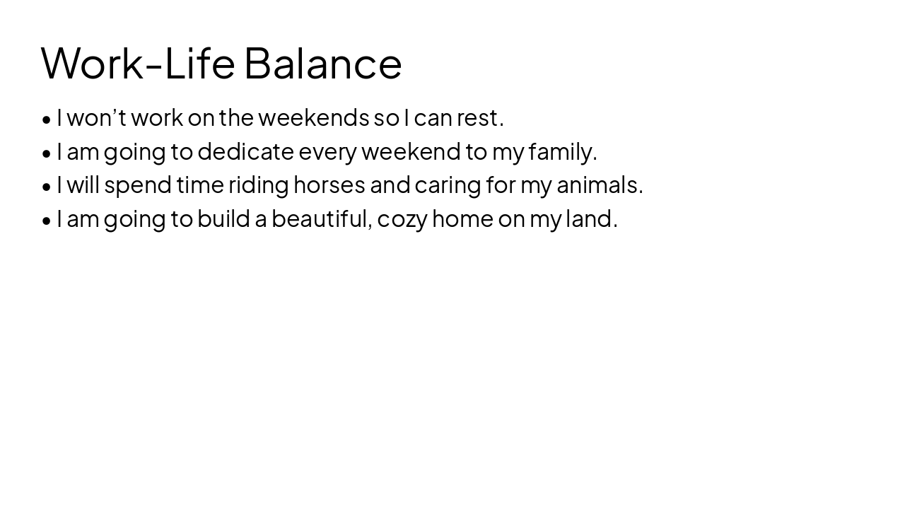 Slide 3 - Work-Life Balance