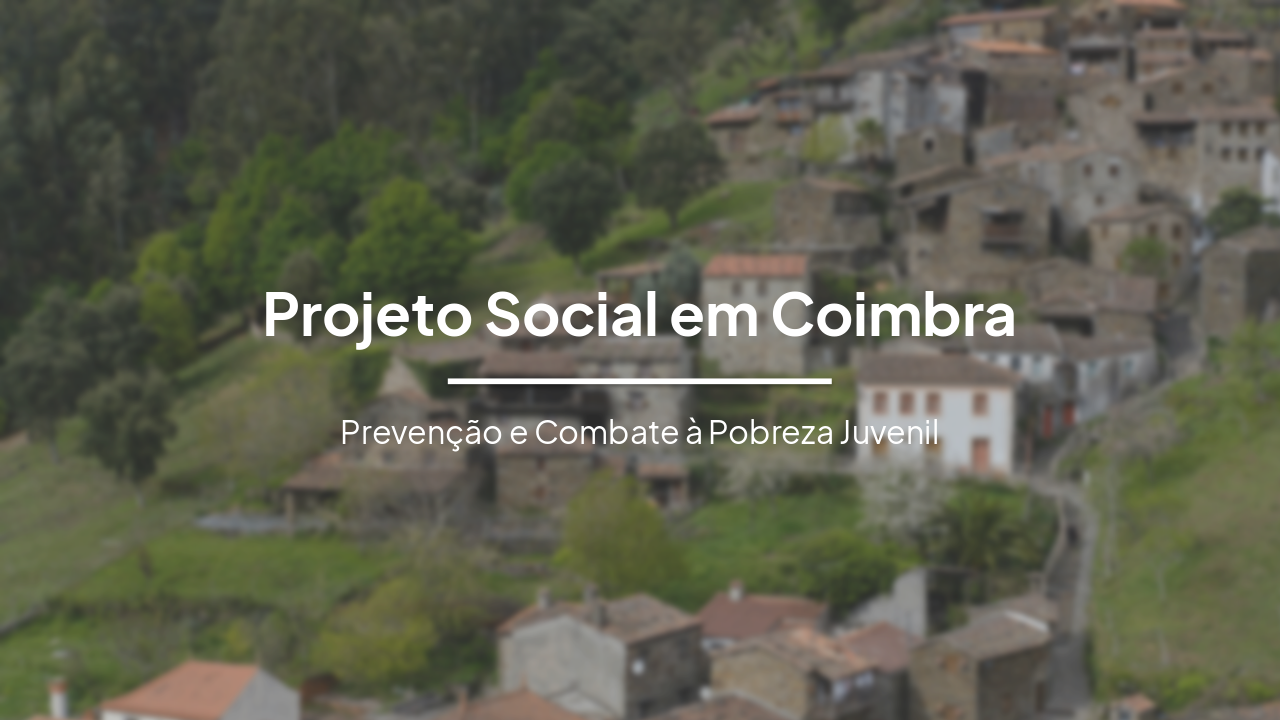 Análise SWOT do Projeto Social em Coimbra contra a Pobreza Juvenil