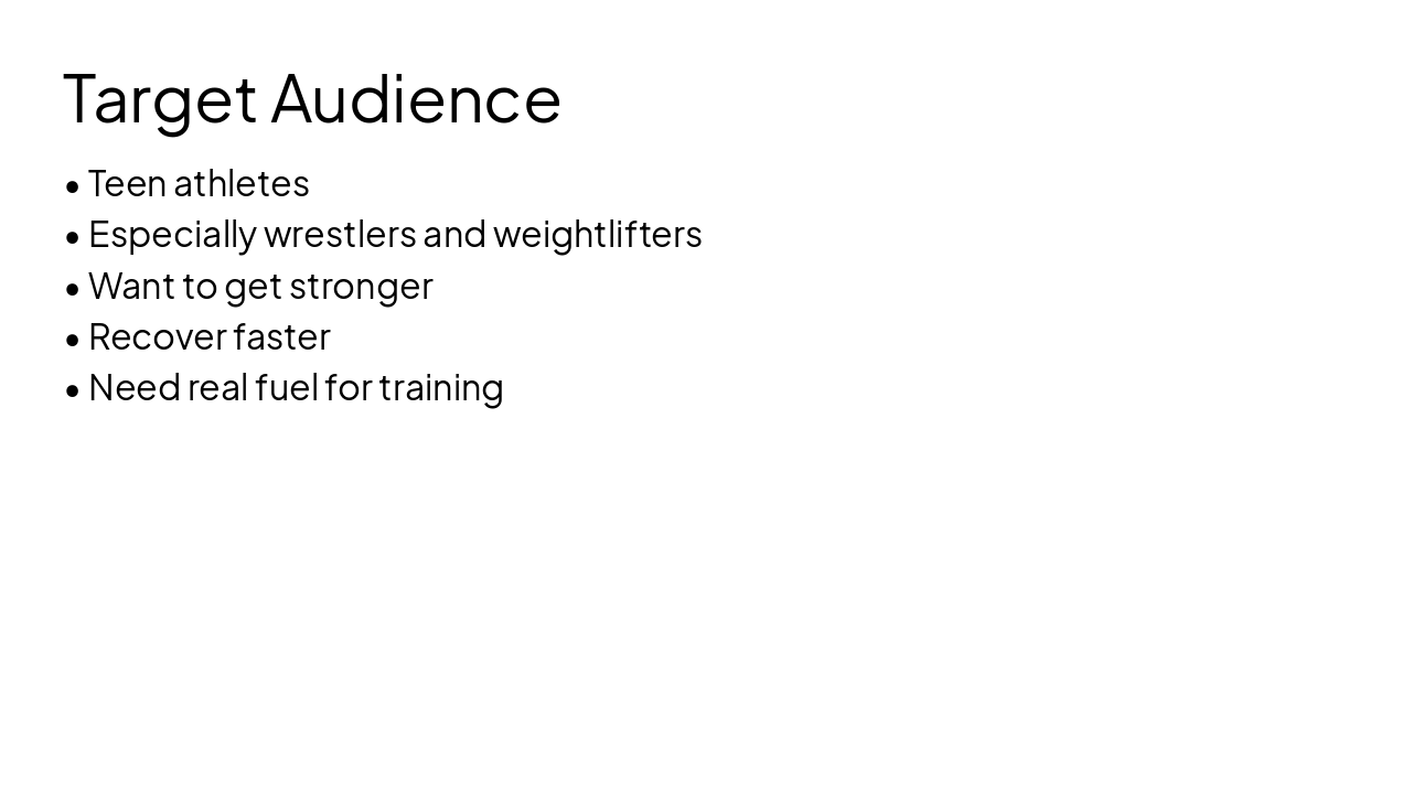 Slide 10 - Target Audience