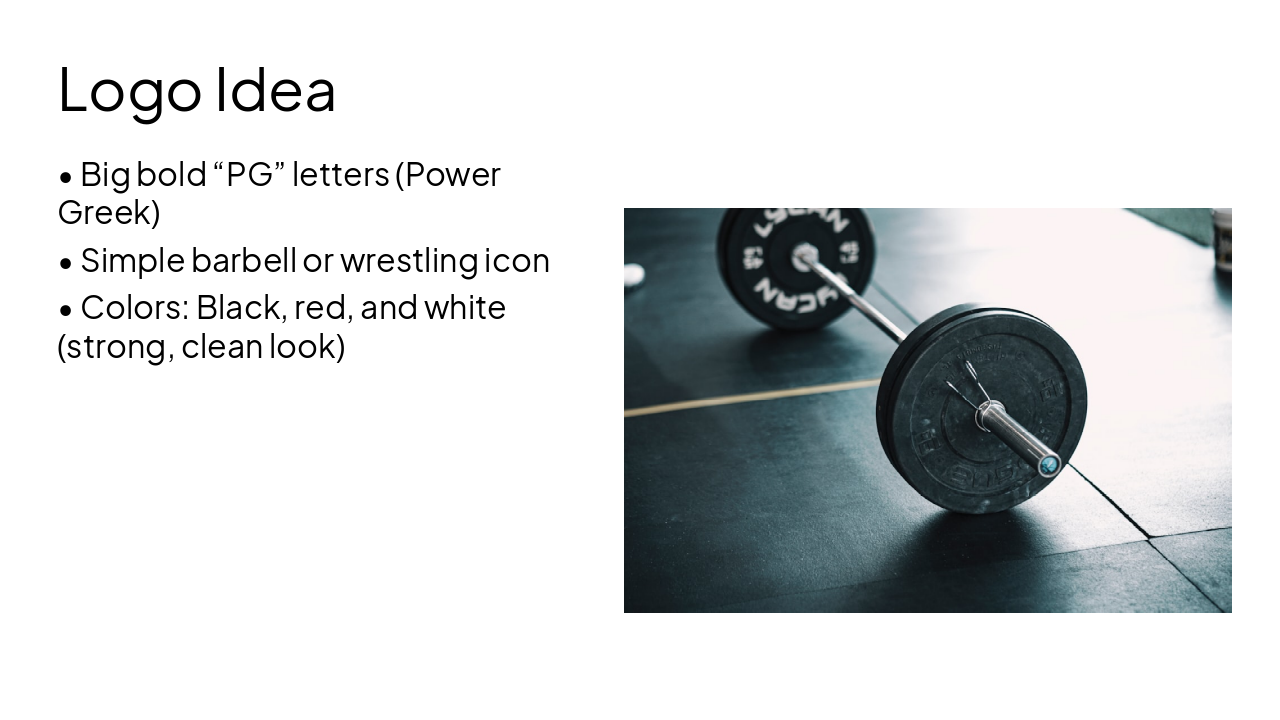 Slide 3 - Logo Idea