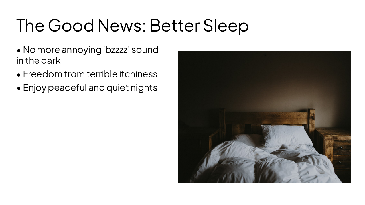Slide 3 - The Good News: Better Sleep