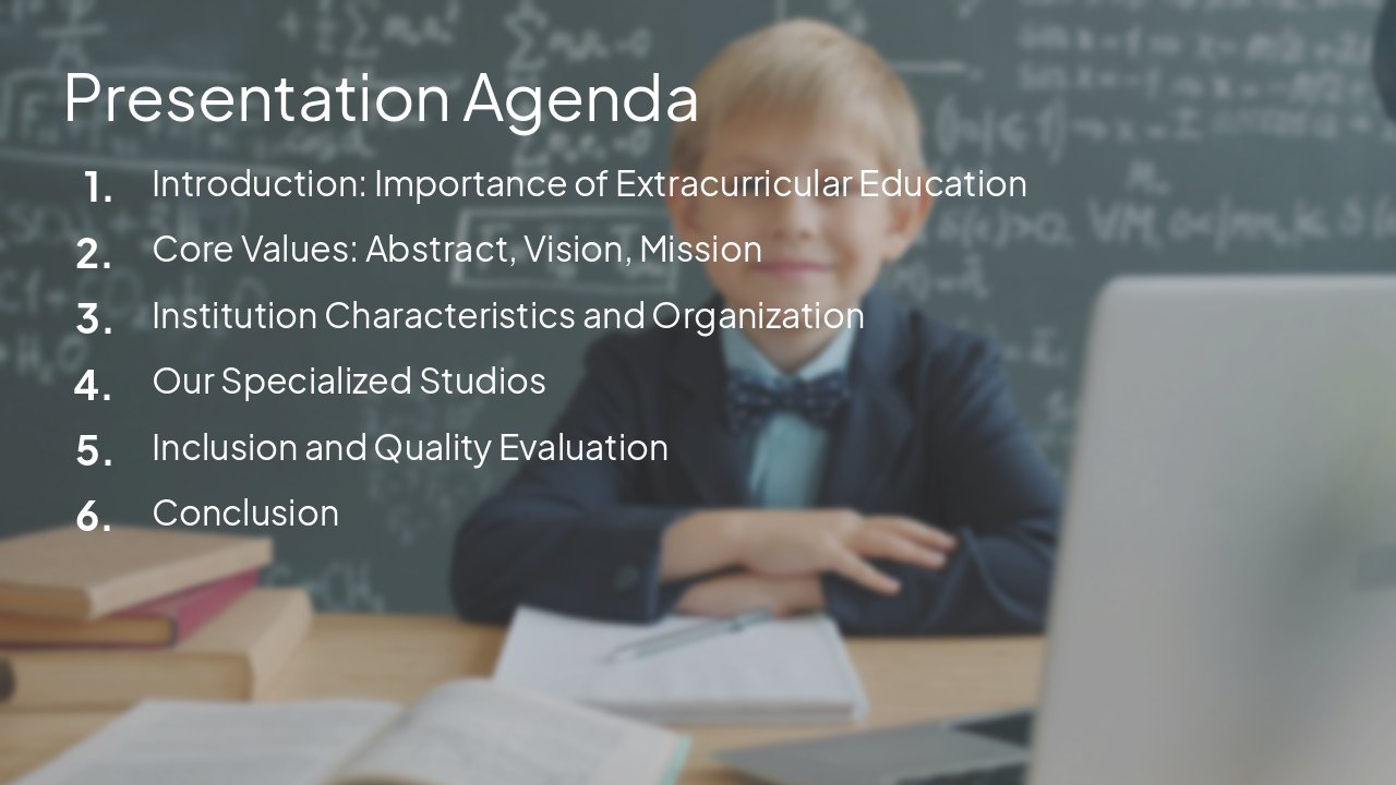 Slide 2 - Presentation Agenda