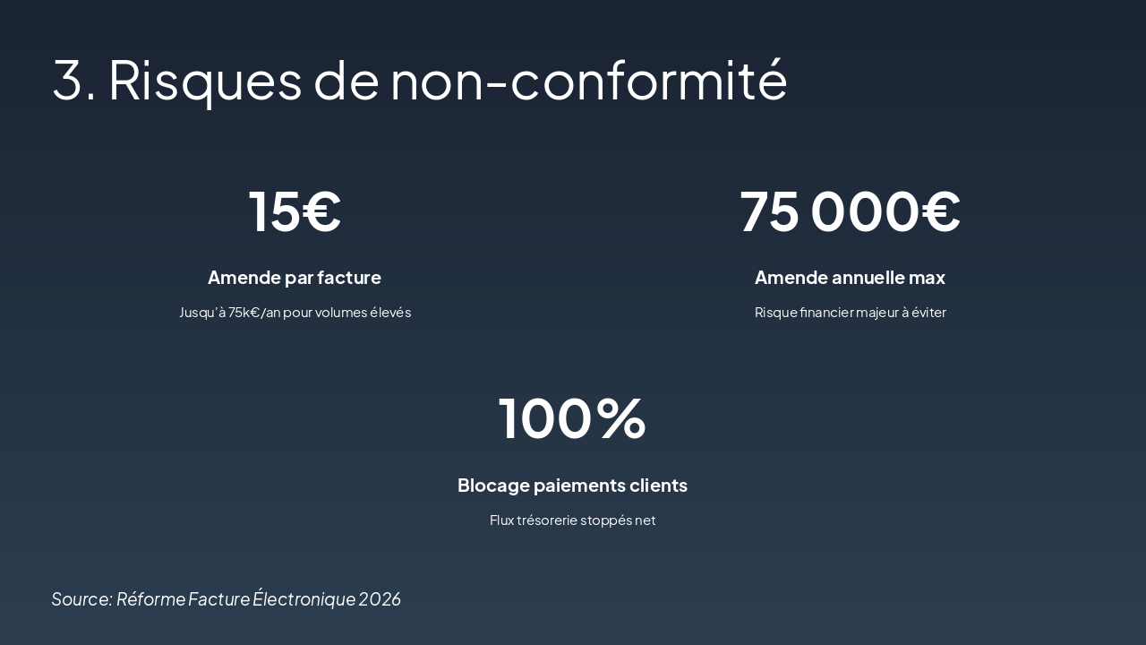Slide 3 - 3. Risques de non-conformité