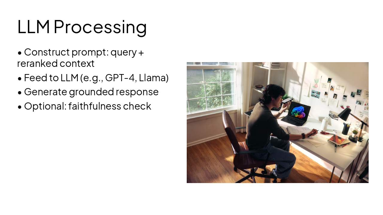 Slide 8 - LLM Processing