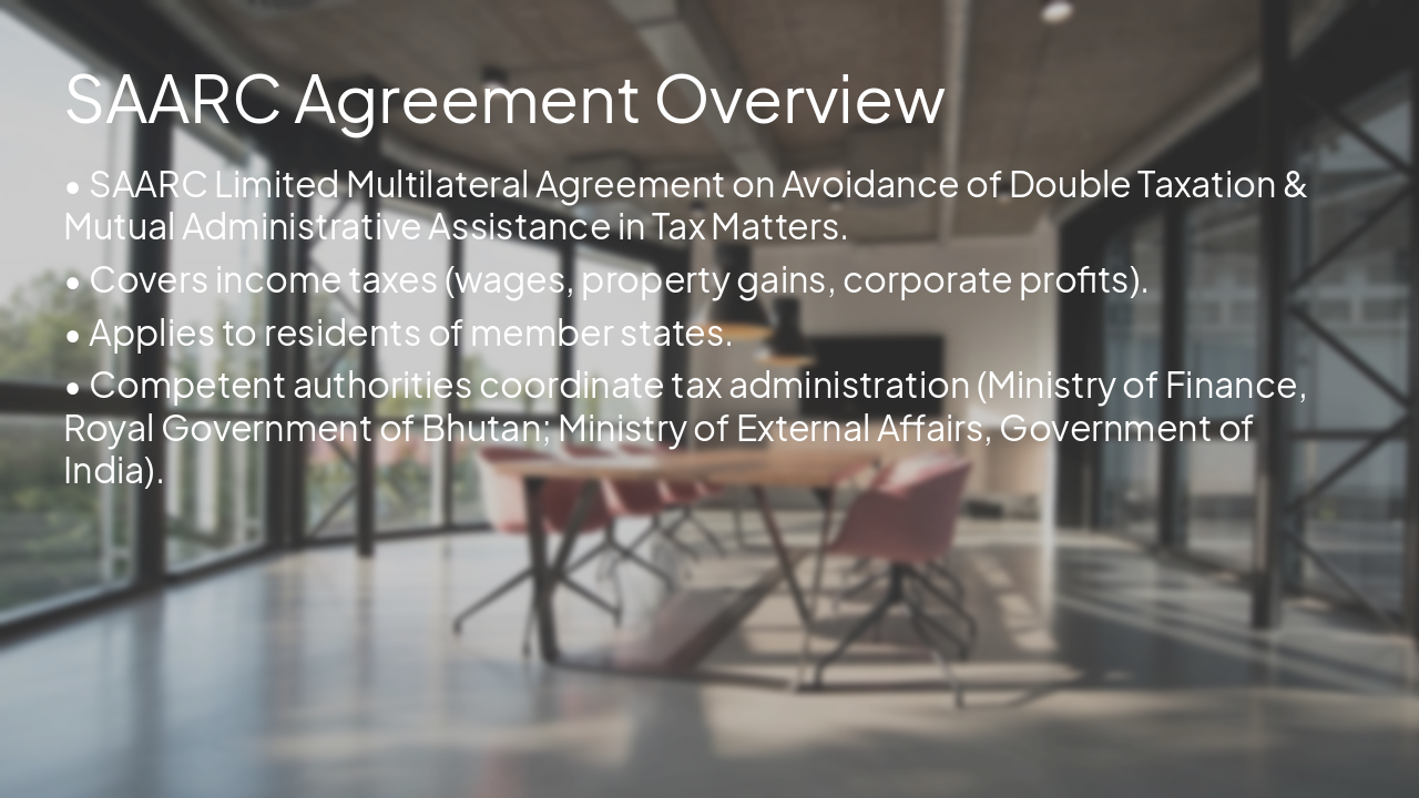 Slide 3 - SAARC Agreement Overview