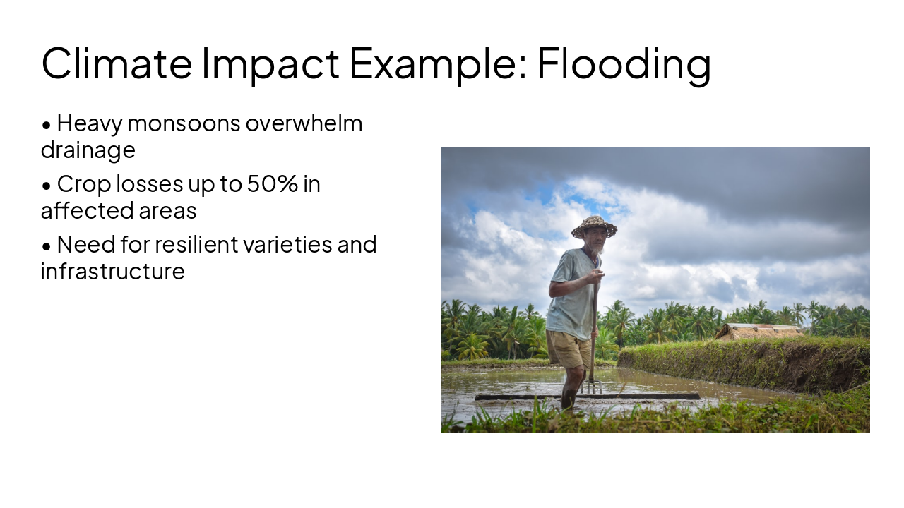 Slide 12 - Climate Impact Example: Flooding