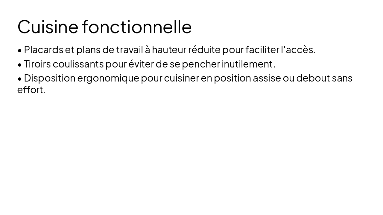 Slide 5 - Cuisine fonctionnelle