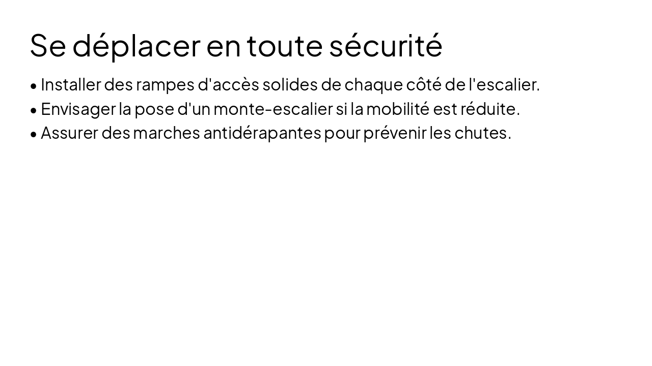 Slide 2 - Se déplacer en toute sécurité