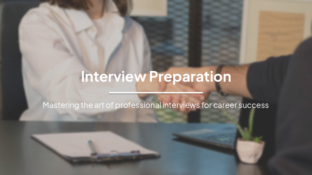 Slide 3 - Interview Preparation