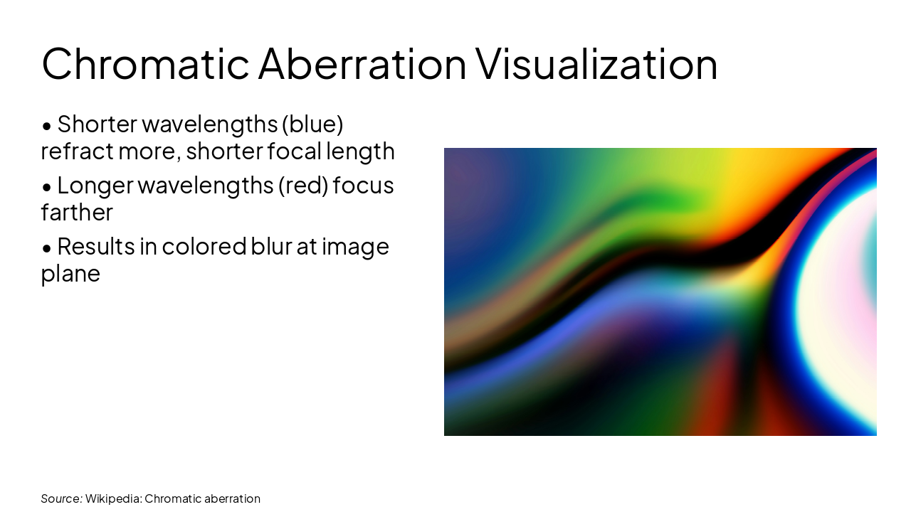 Slide 8 - Chromatic Aberration Visualization
