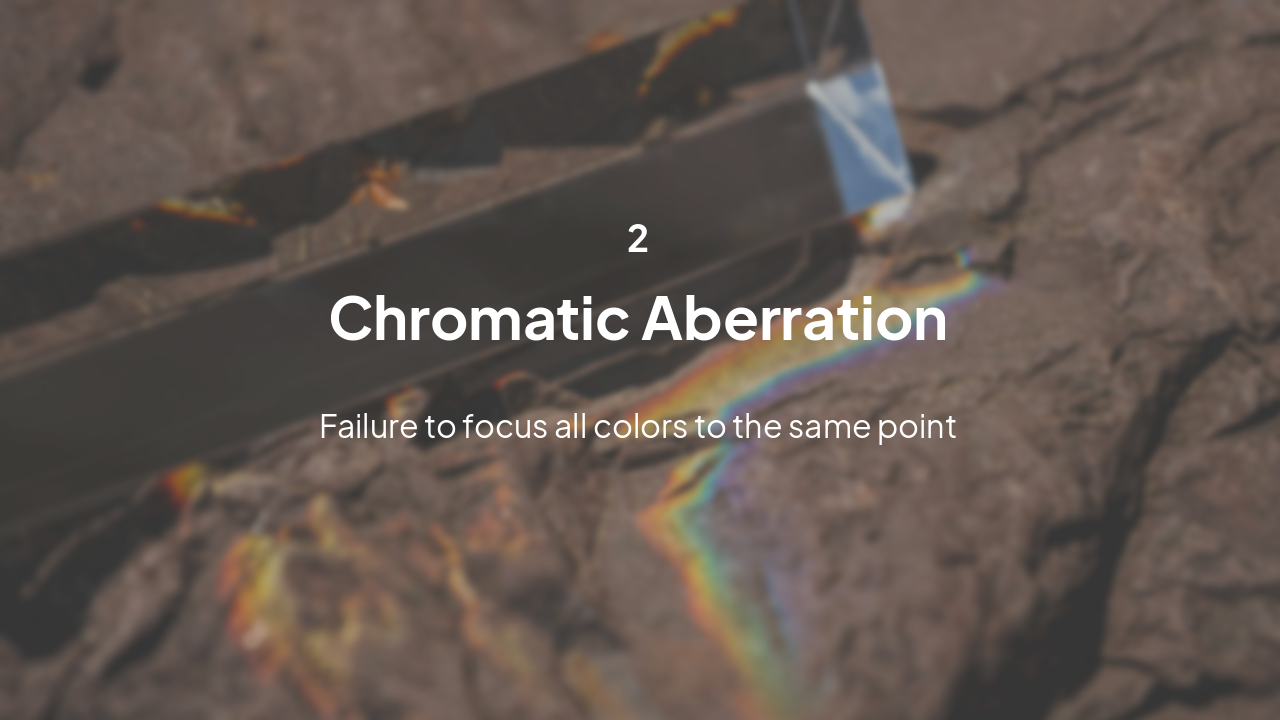 Slide 6 - Chromatic Aberration
