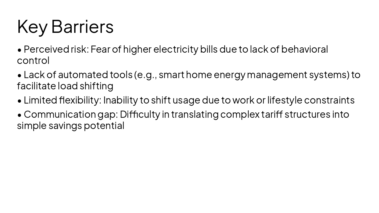 Slide 12 - Key Barriers
