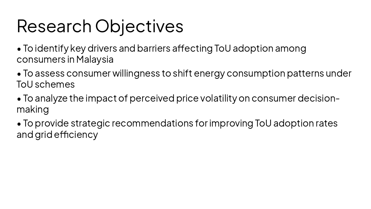 Slide 5 - Research Objectives
