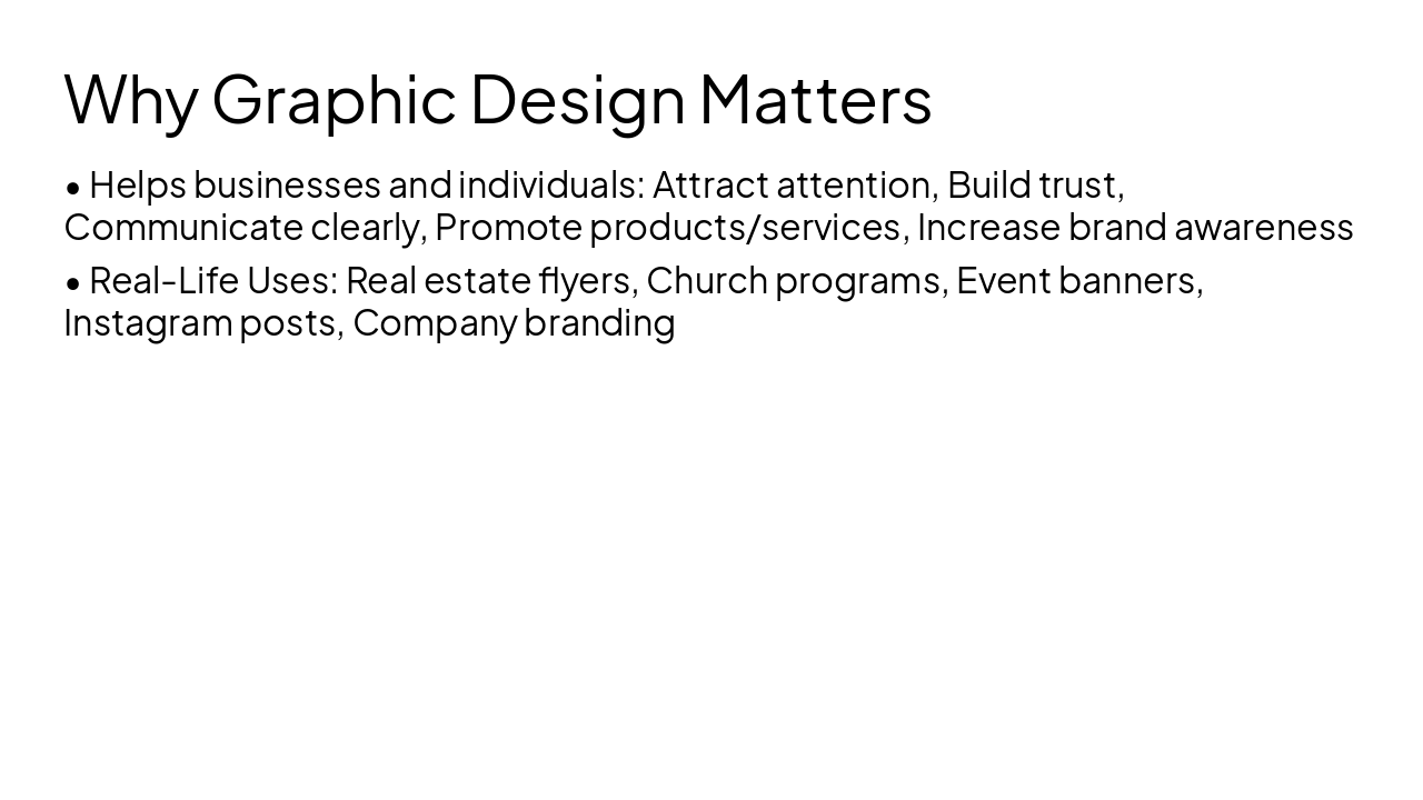 Slide 5 - Why Graphic Design Matters