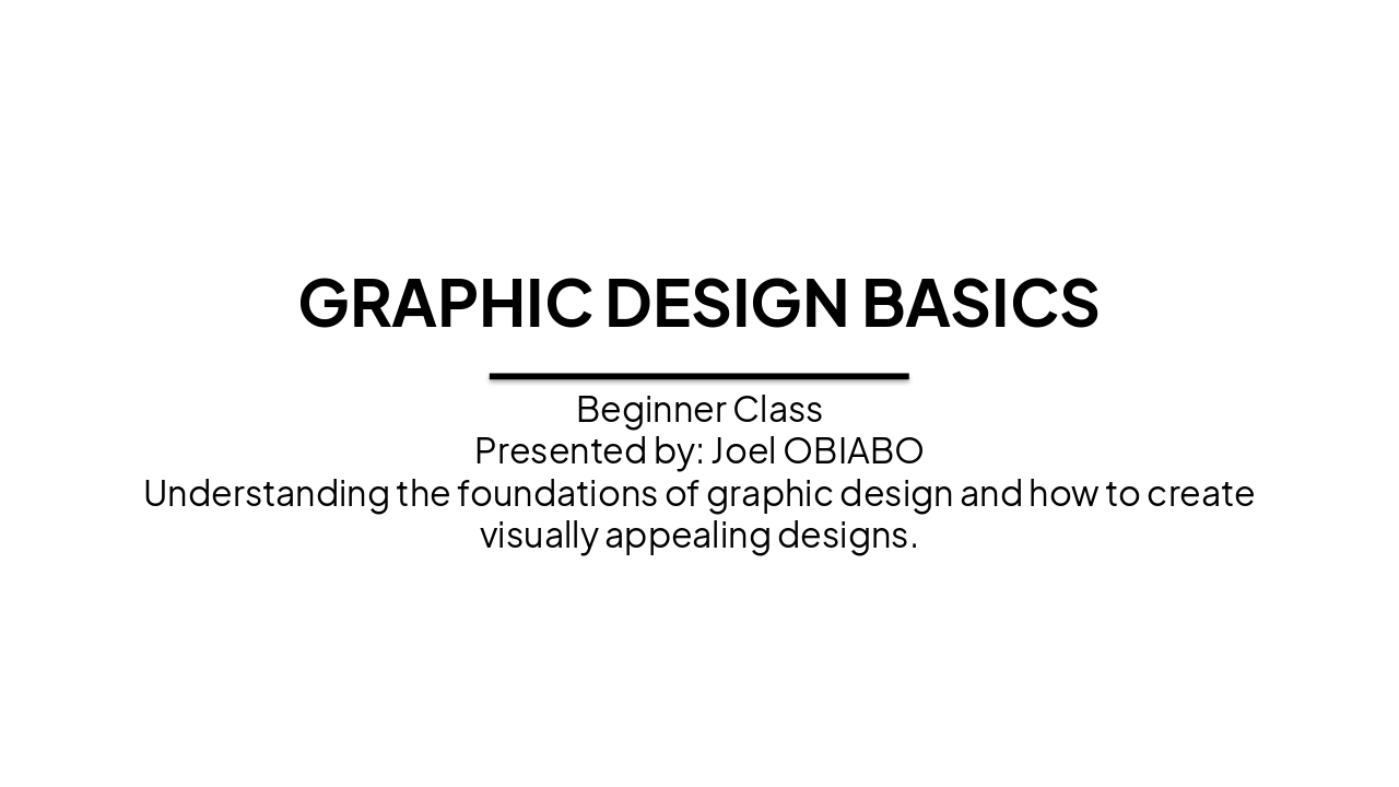 Graphic Design Basics: A Beginner's Guide