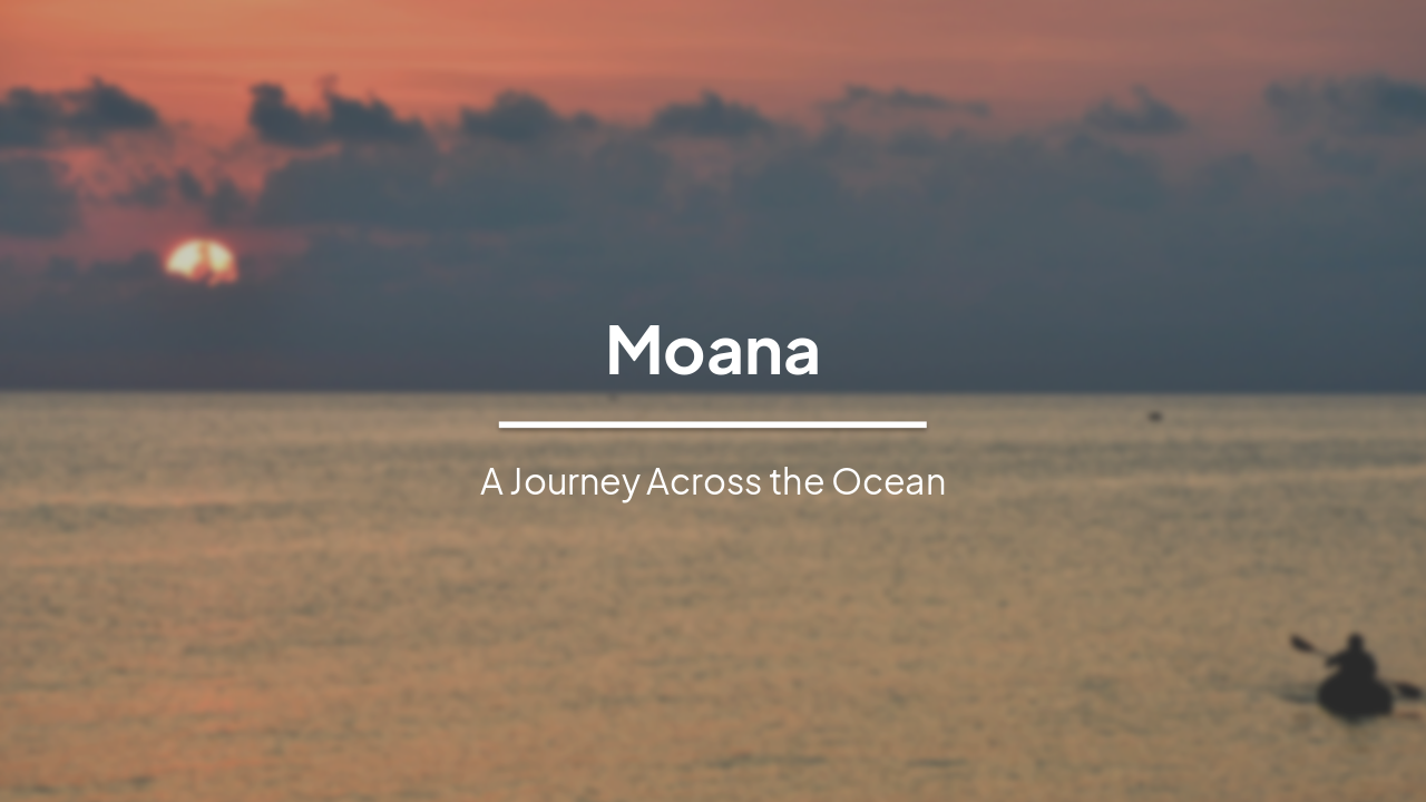 Slide 2 - Moana