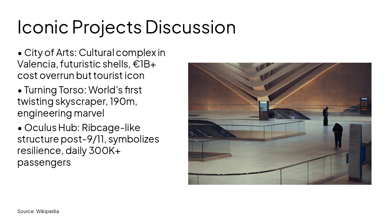 Slide 7 - Iconic Projects Discussion