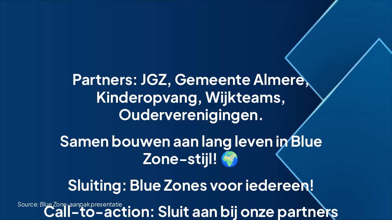 Slide 6 - Partners & Implementatie