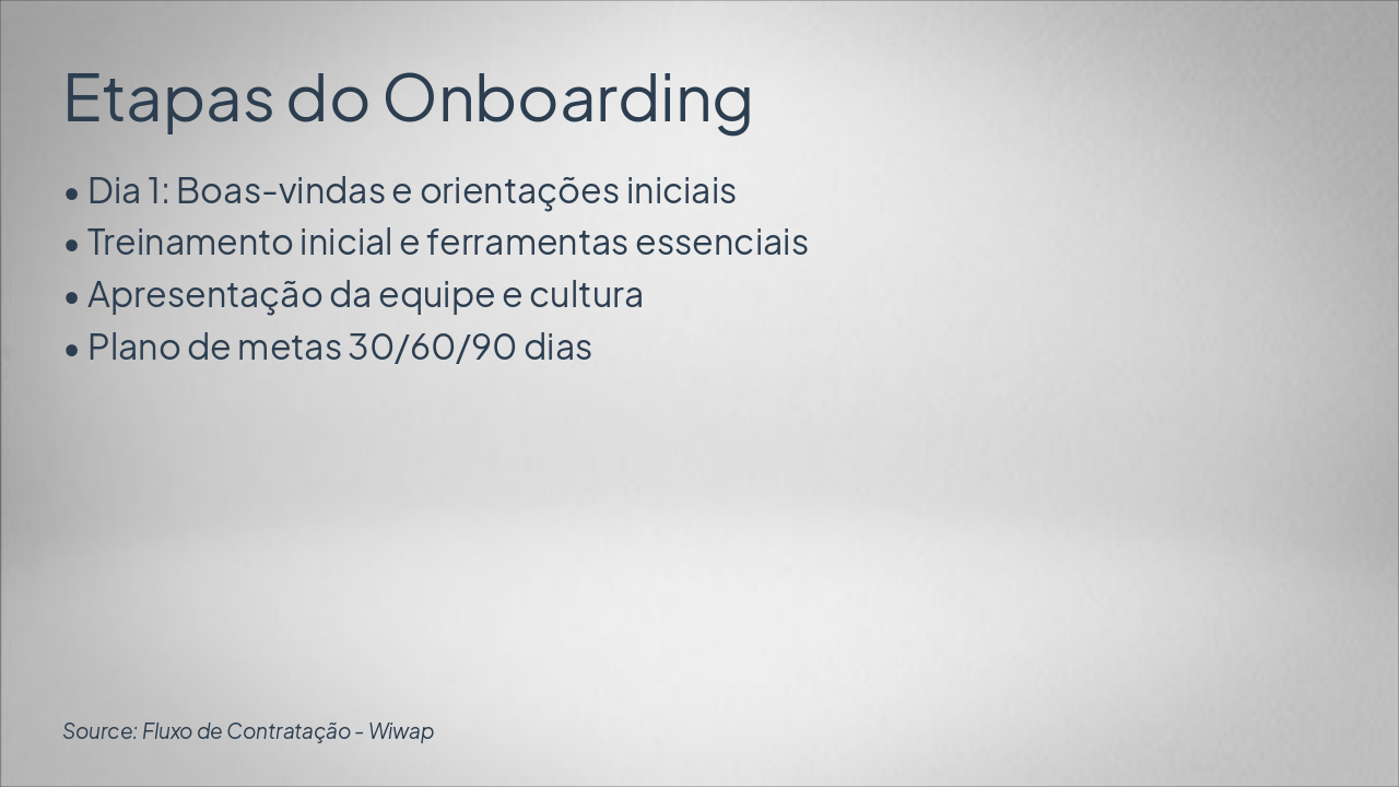 Slide 8 - Etapas do Onboarding