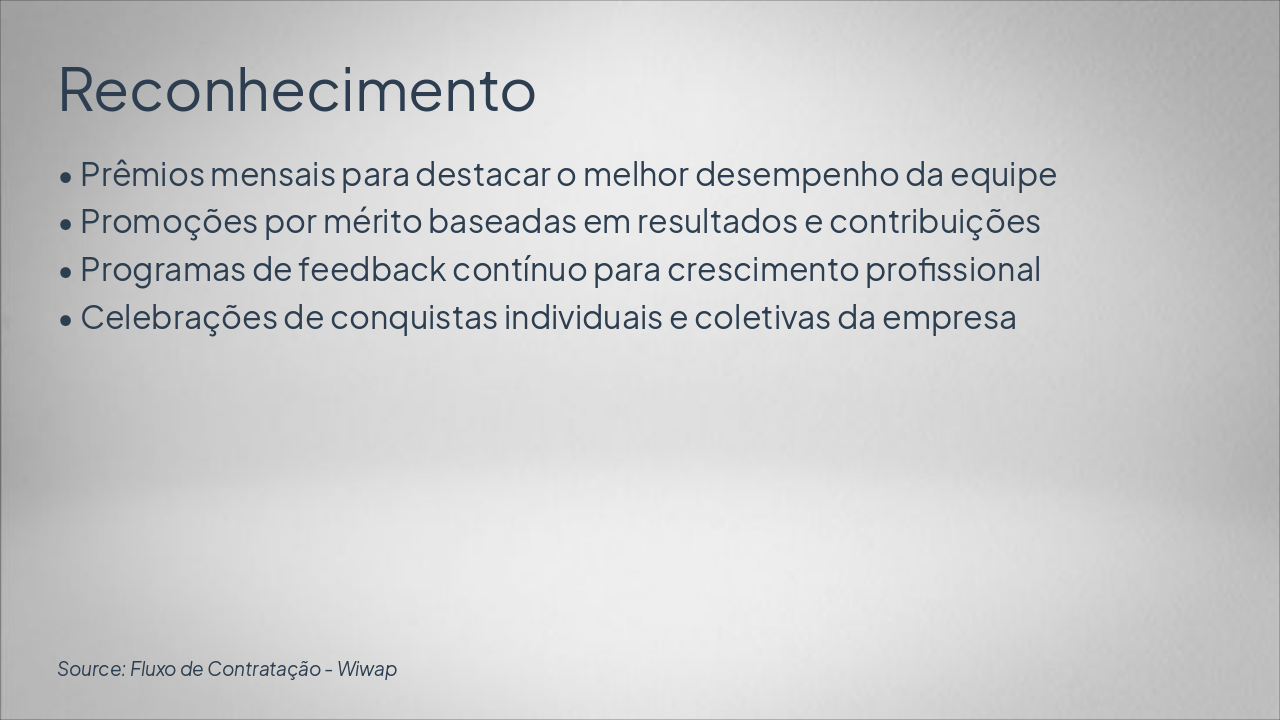 Slide 11 - Reconhecimento