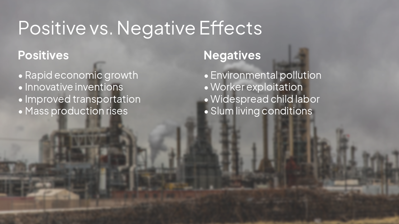 Slide 7 - Positive vs. Negative Effects