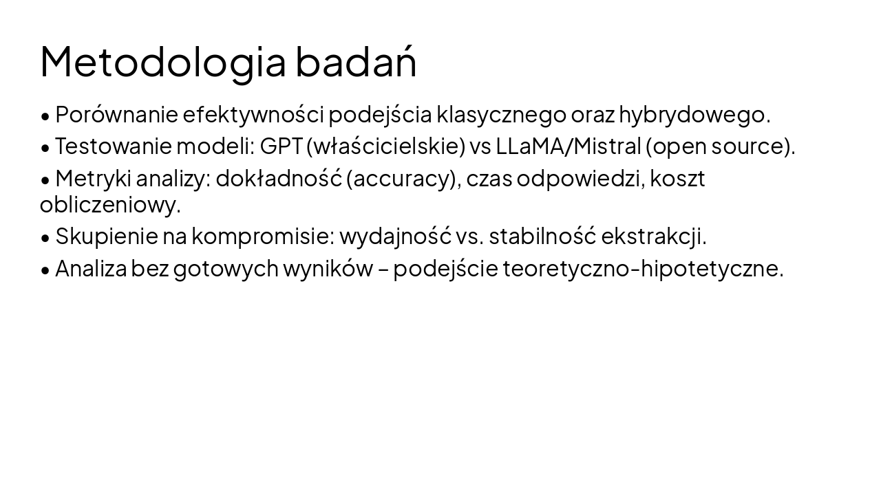 Slide 24 - Metodologia badań