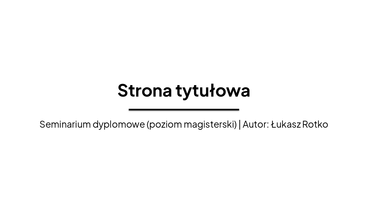 Slide 3 - Strona tytułowa