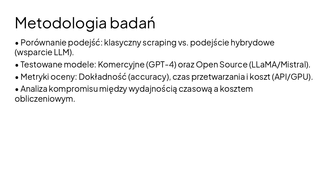 Slide 27 - Metodologia badań