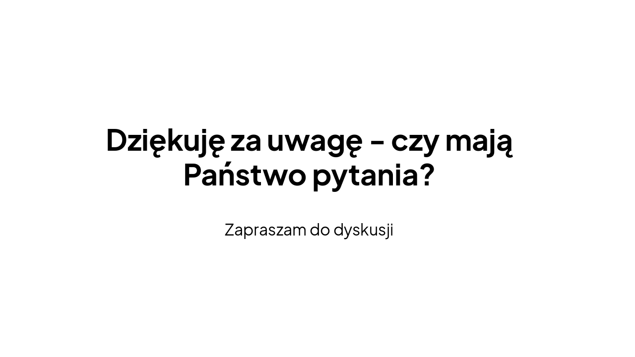 Slide 39 - Pytania i odpowiedzi