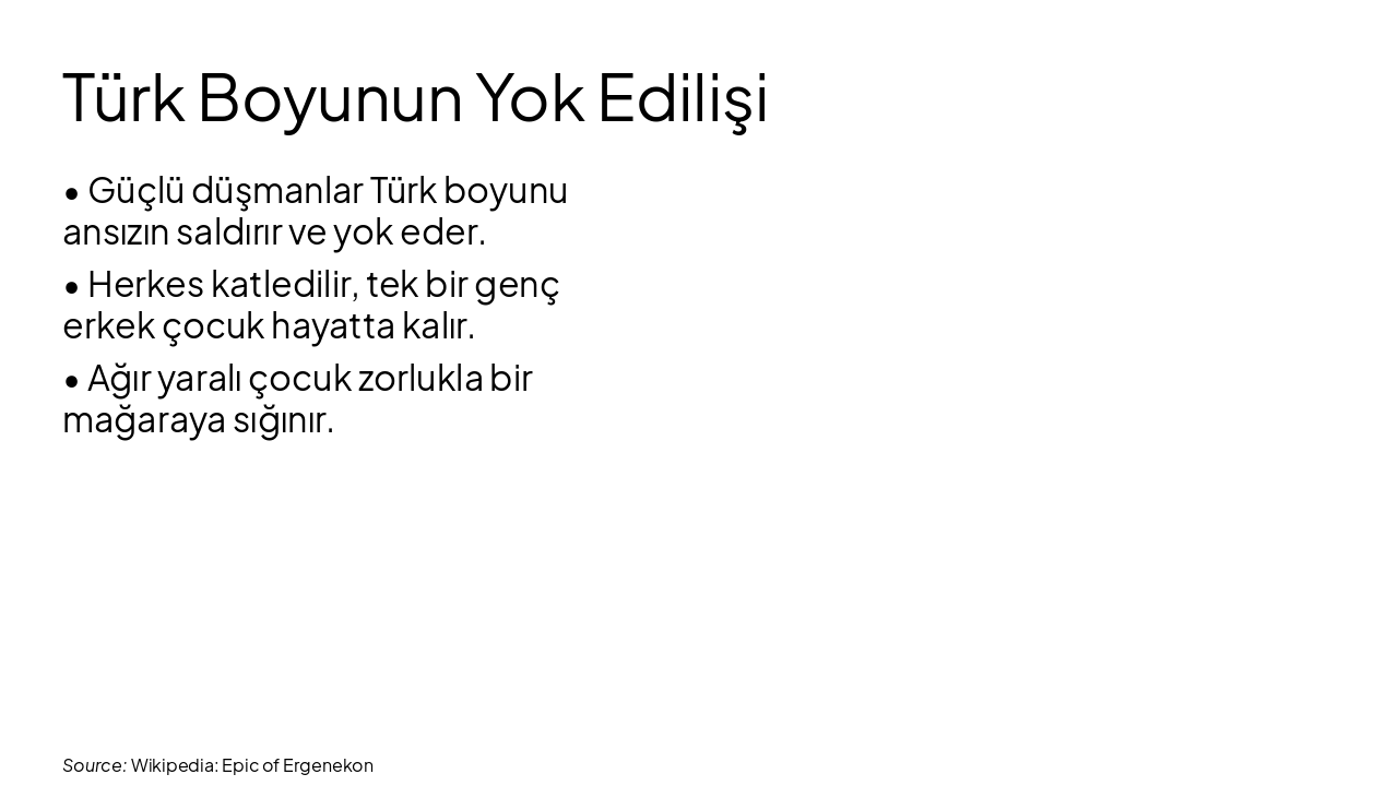 Slide 6 - Türk Boyunun Yok Edilişi
