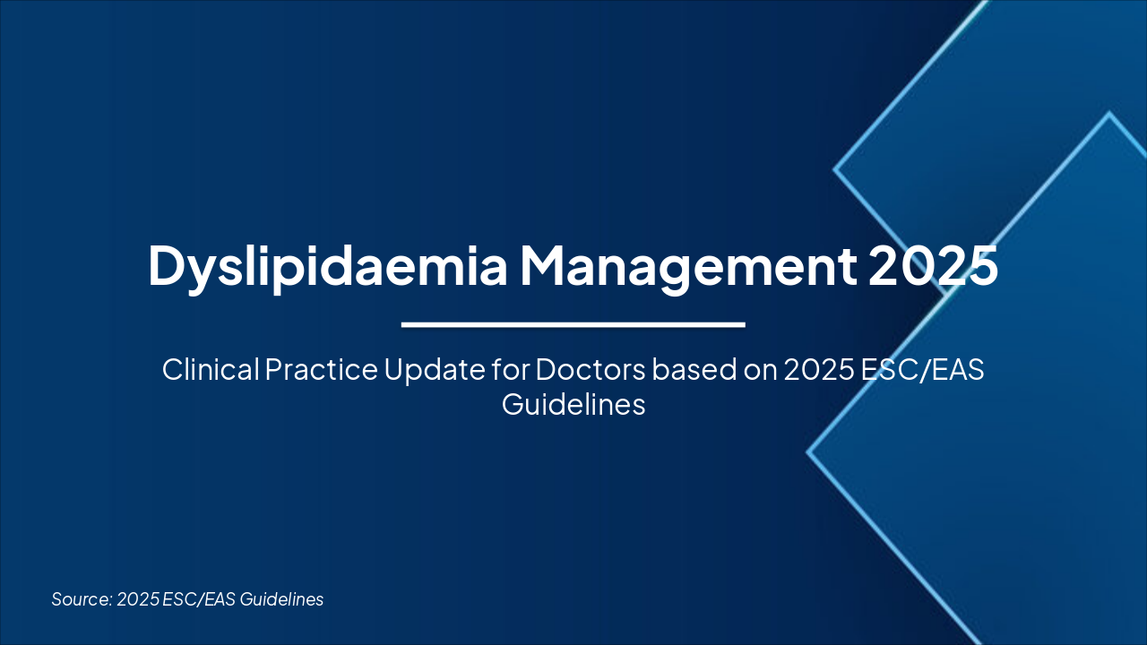 Dyslipidaemia Mgmt 2025: ESC/EAS Update (38 chars)