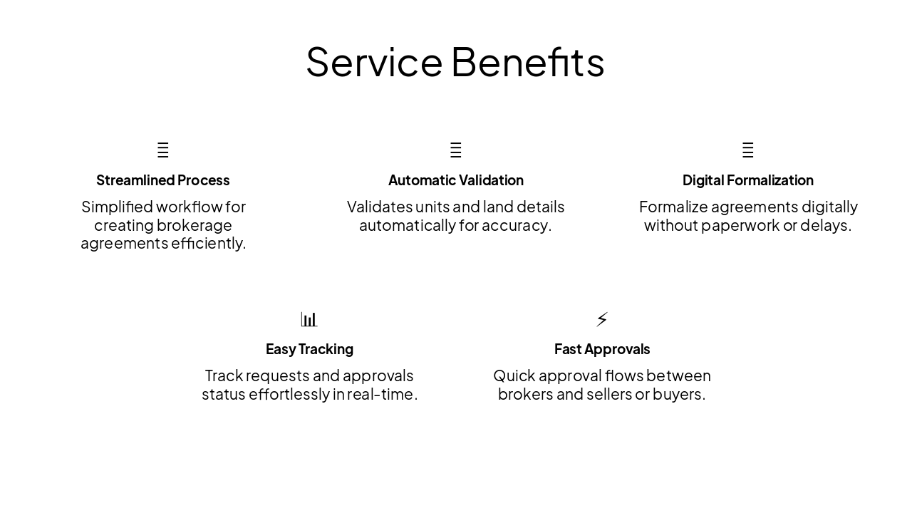 Slide 3 - Service Benefits