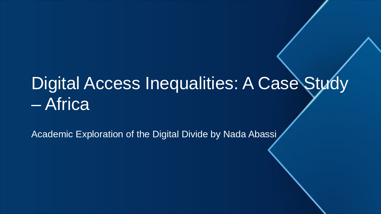 Africa's Digital Divide: Challenges & Solutions (40 chars)