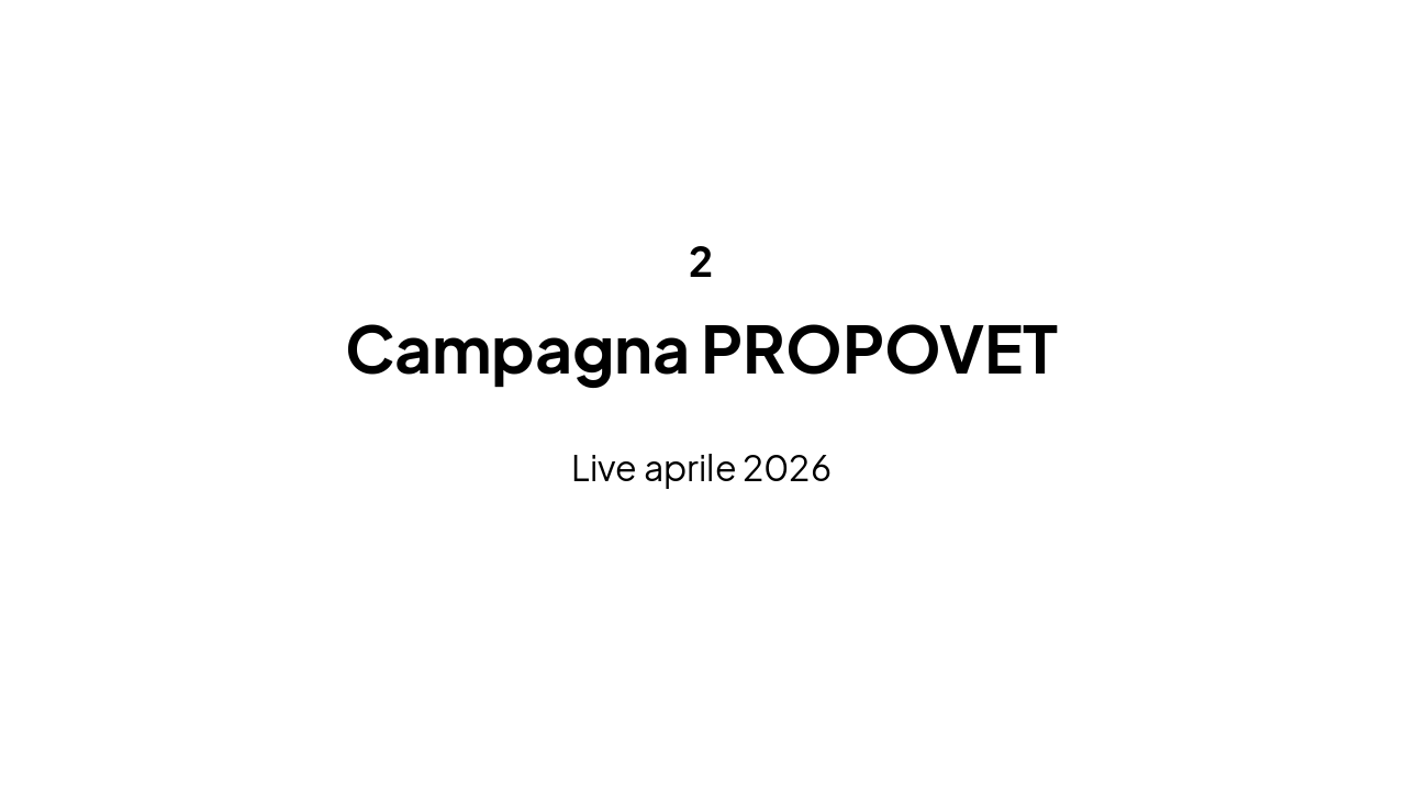 Slide 8 - Campagna PROPOVET