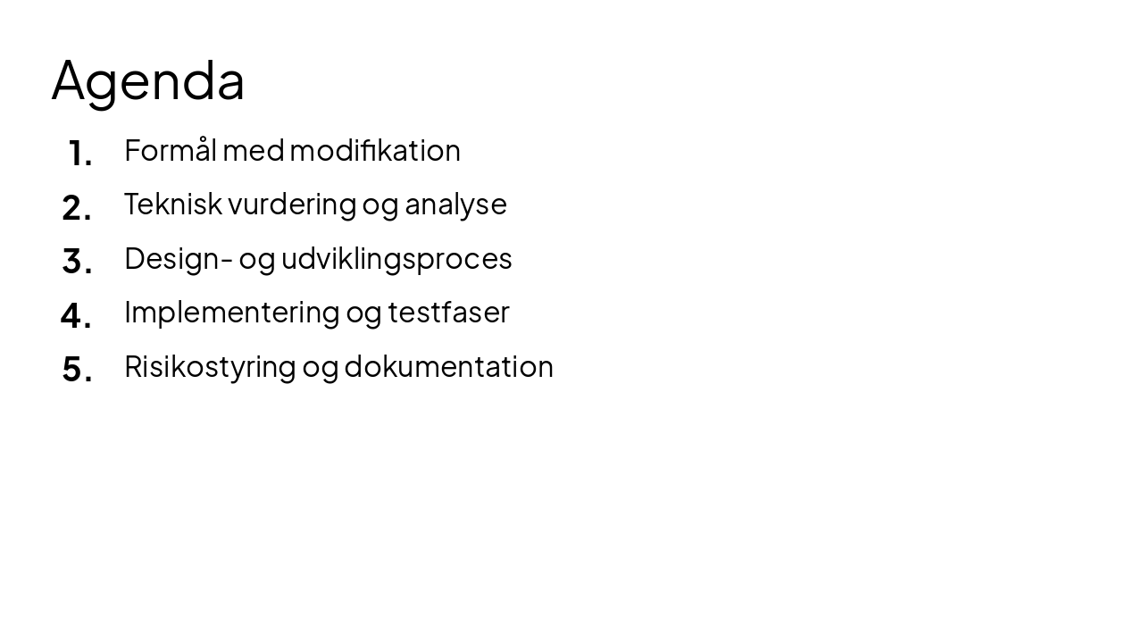 Slide 2 - Agenda