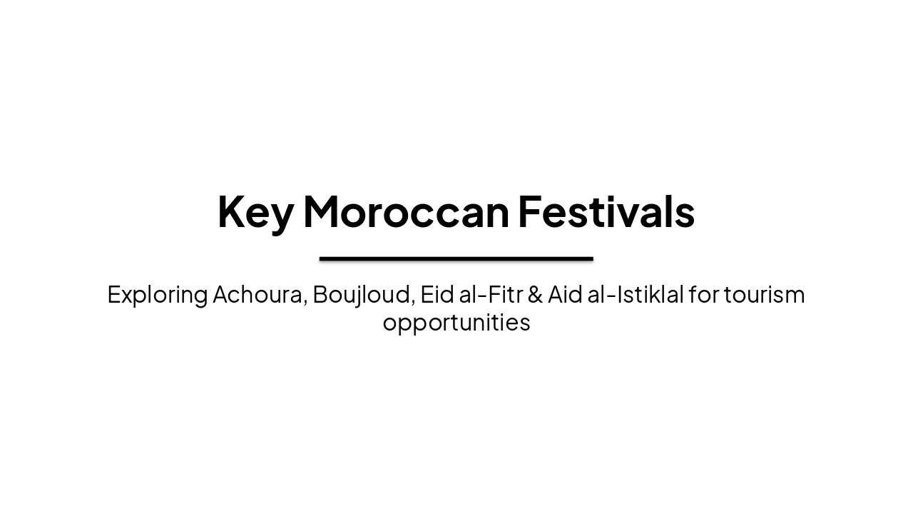 Moroccan Festivals: Culture & Business Gold (40 chars)