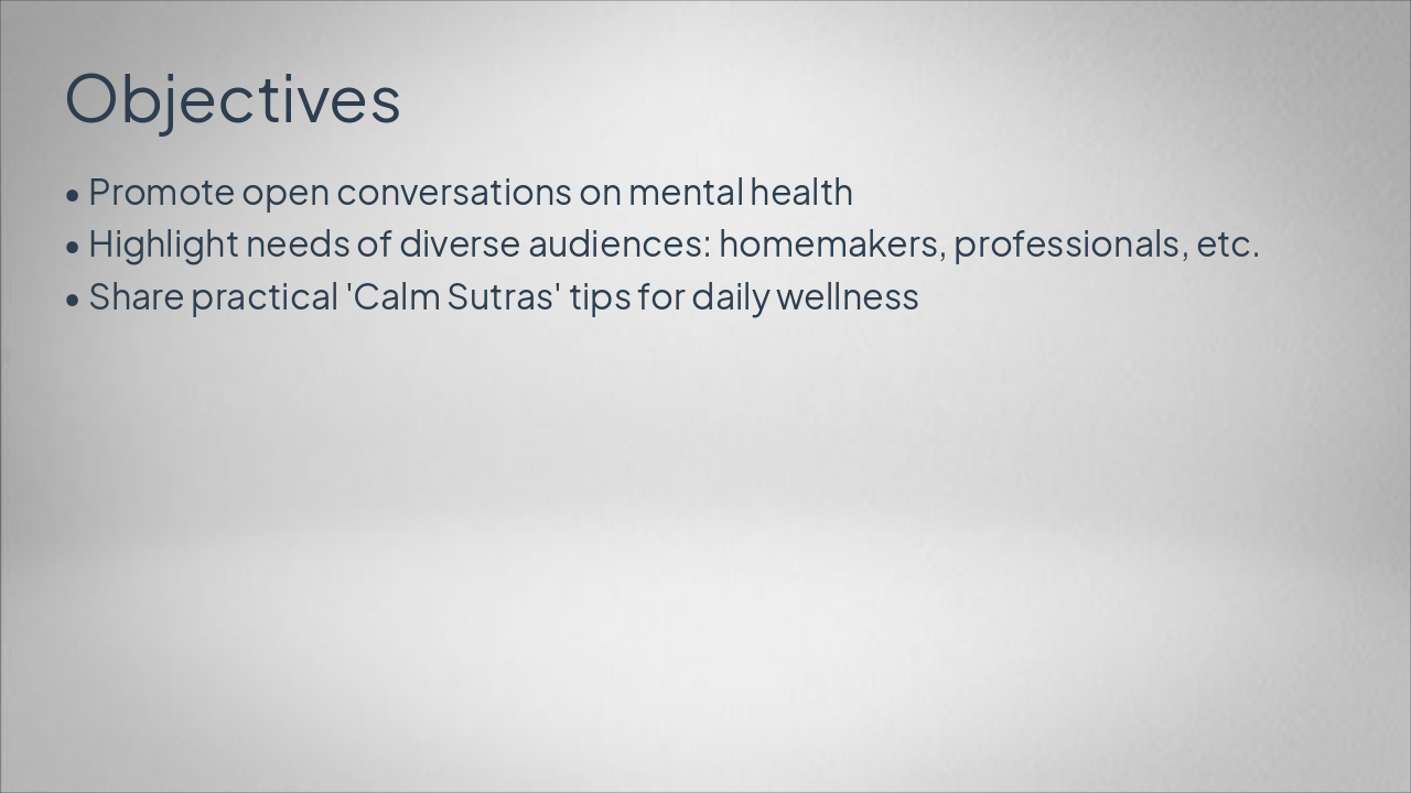 Slide 3 - Objectives