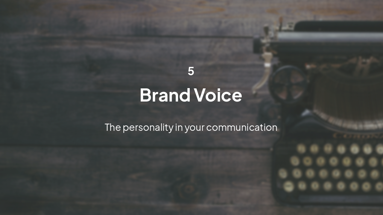 Slide 11 - Brand Voice