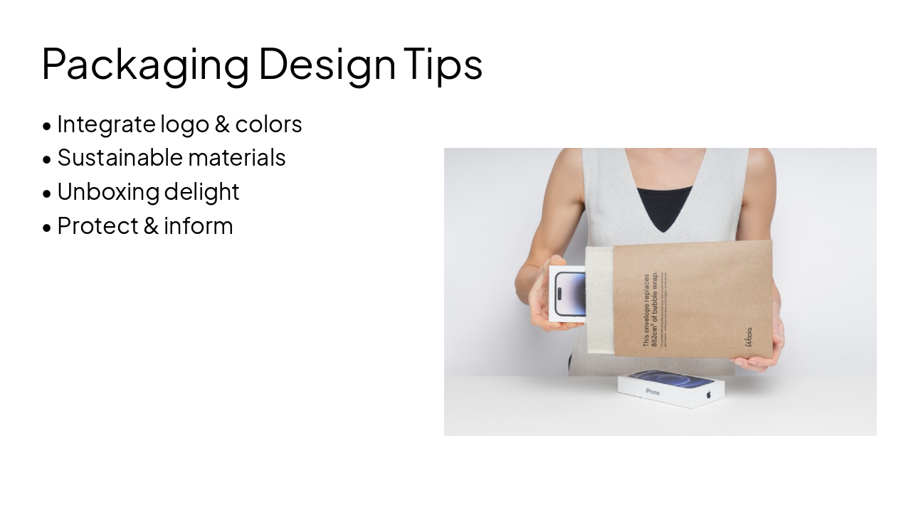 Slide 15 - Packaging Design Tips