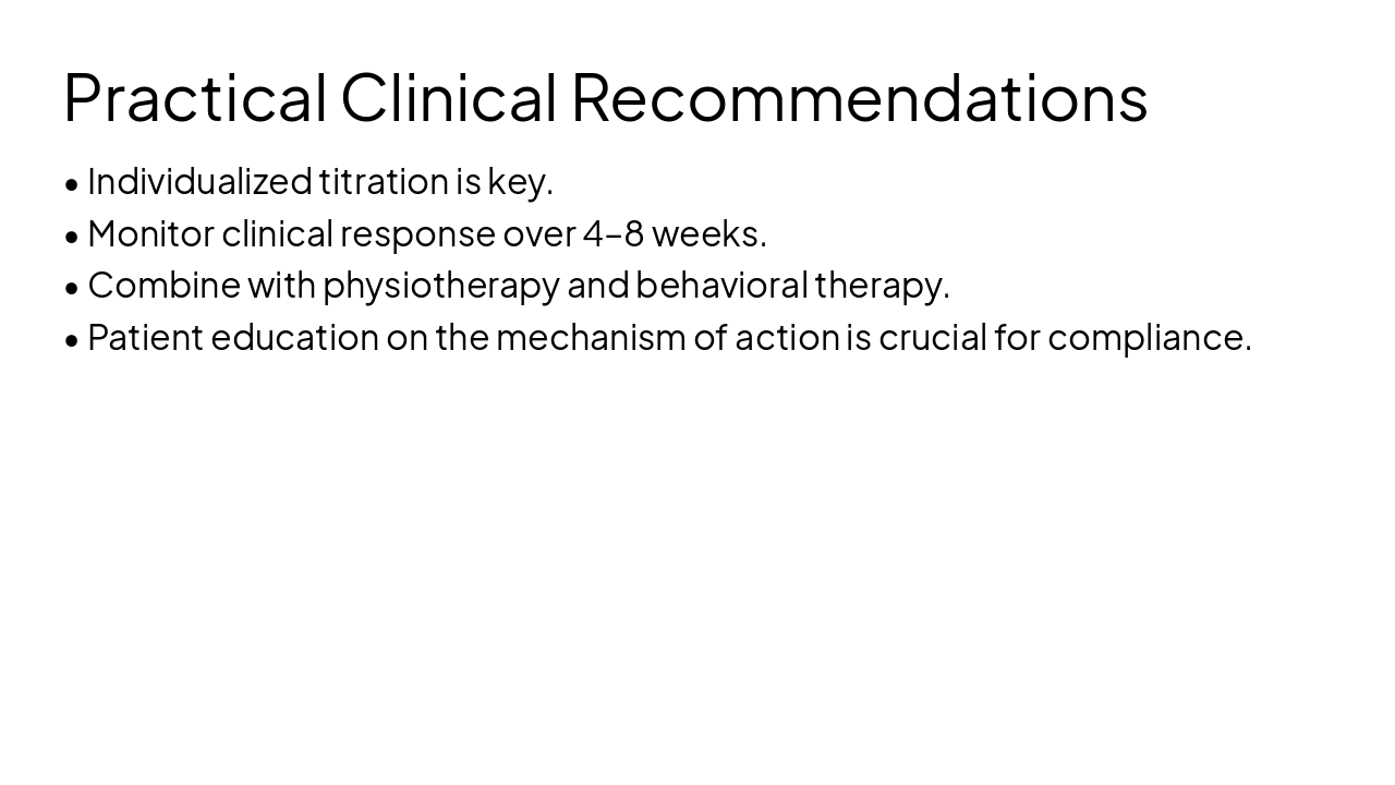 Slide 11 - Practical Clinical Recommendations