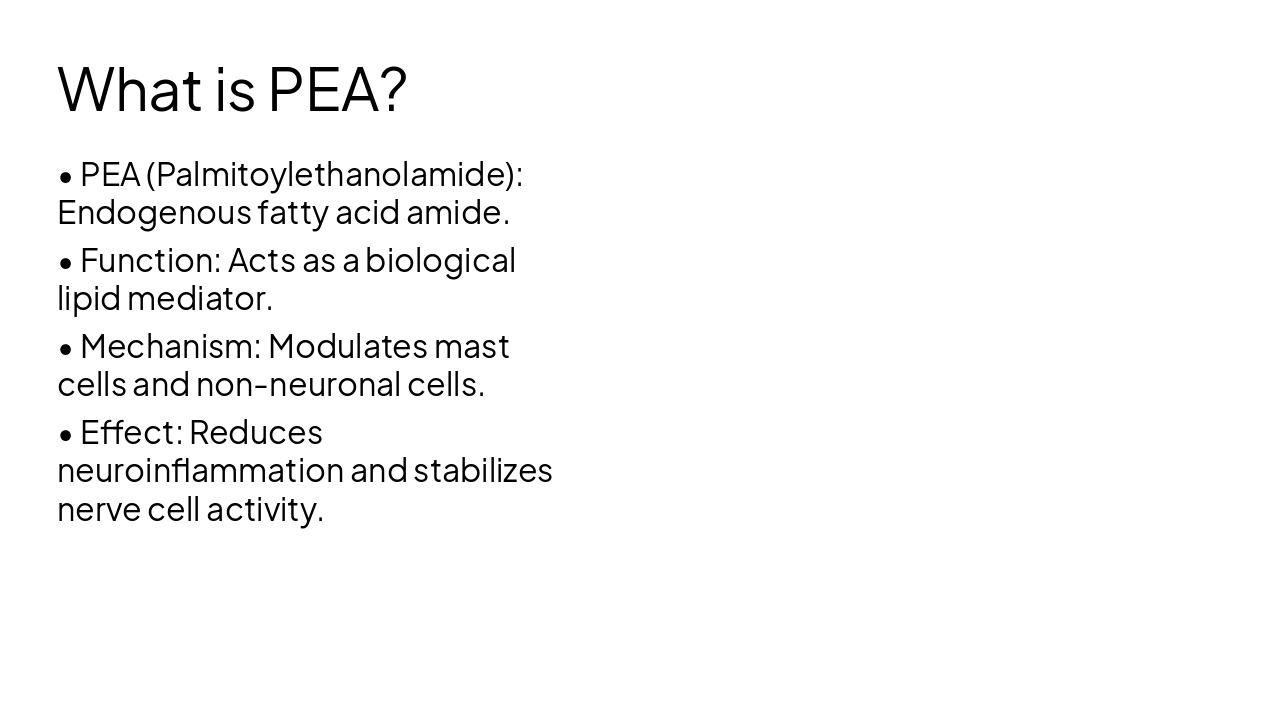 Slide 4 - What is PEA?