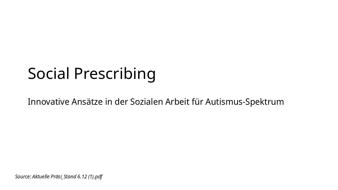 Social Prescribing for Autism Inclusion (38 chars)