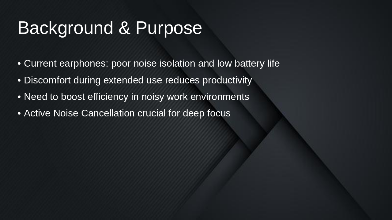 Slide 2 - Background & Purpose