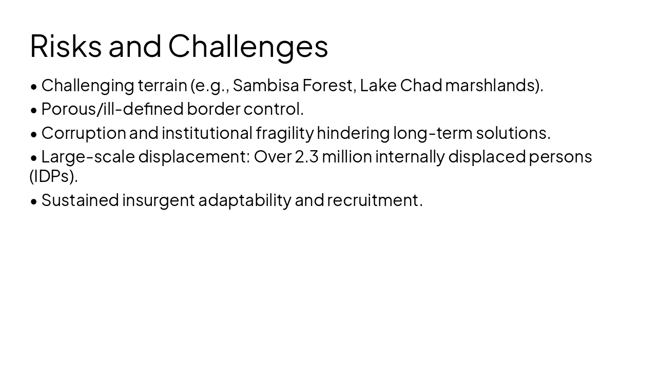 Slide 11 - Risks and Challenges